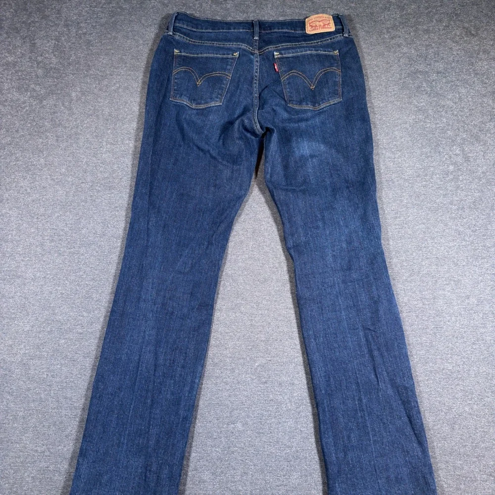 Levi's 505 Straight Jeans Womens 8 Blue Mid Rise‎ Stretch Denim Classic Momcore